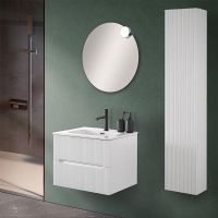 Mobilier baie alb